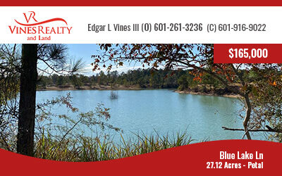 Land in Petal For Sale!